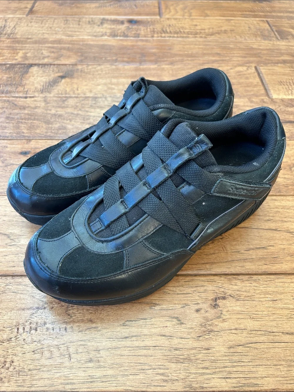 Skechers Shape Ups Hydro XW Z Strap Walking Sneakers Black Womens Size 9